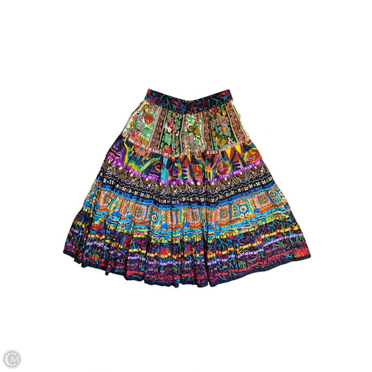 Skirt Maxi By Soft Surroundings In Multi-colored, Size: L