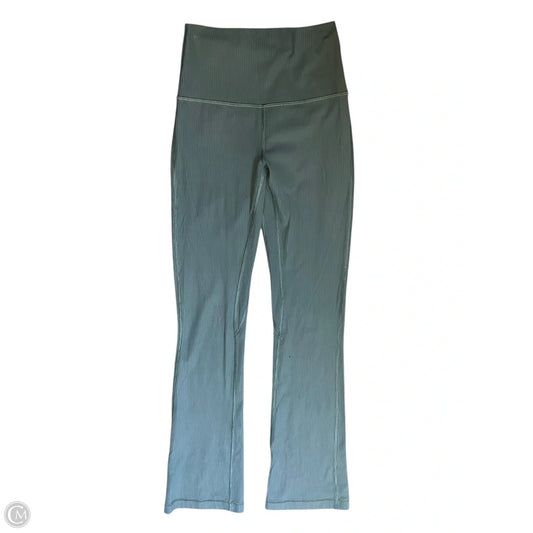 Athletic Top Short Sleeve By Lululemon In Green, Size: S