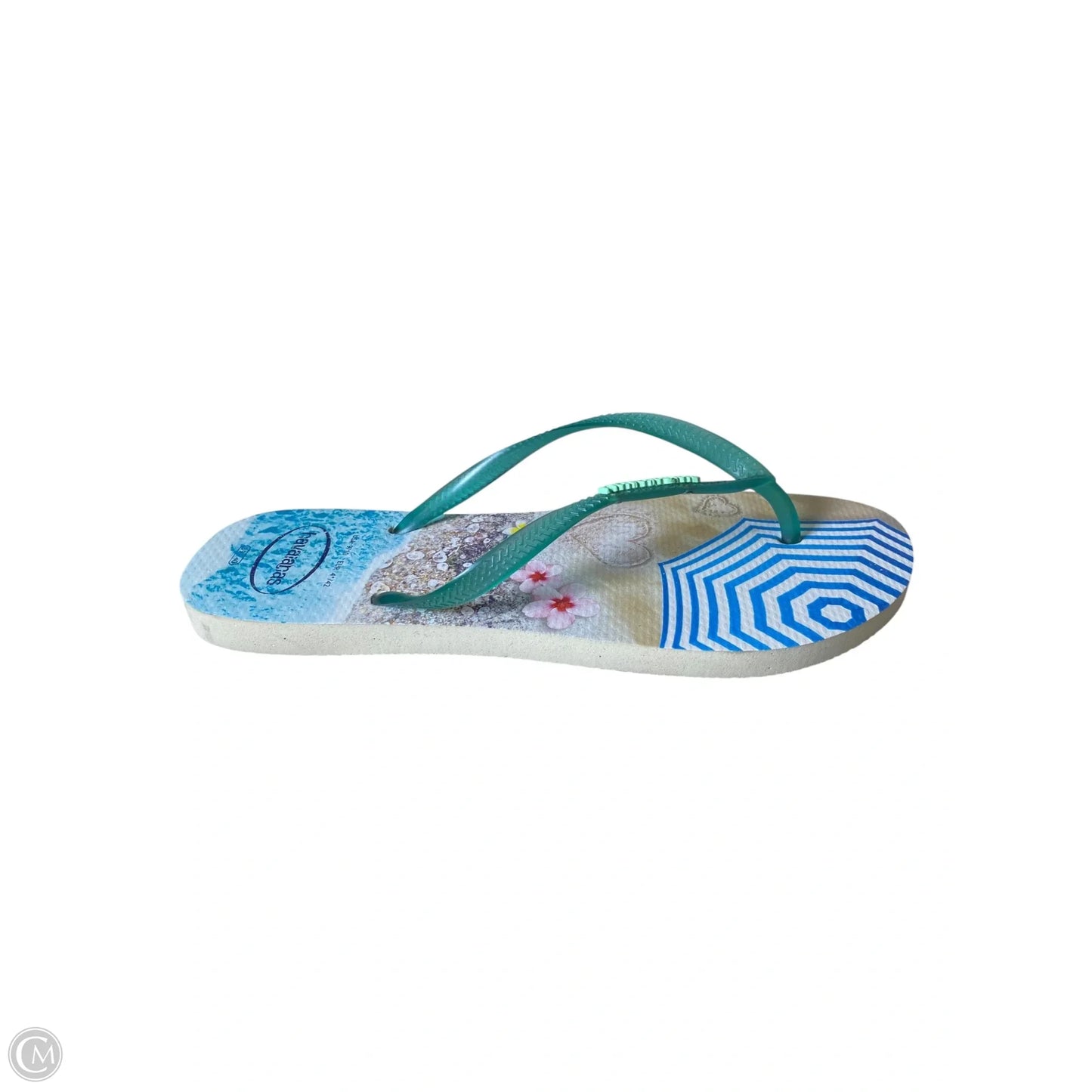 Sandals Flats By Havaianas In Green, Size: 8.5