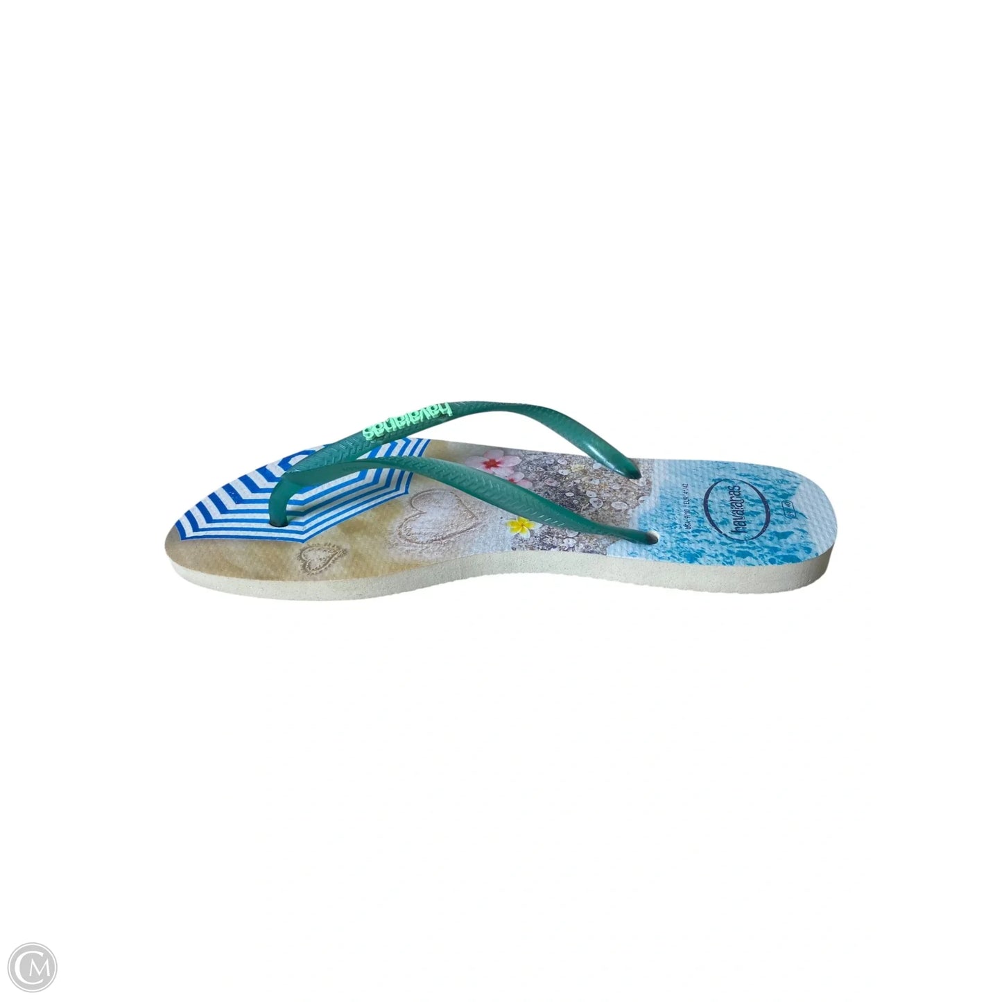 Sandals Flats By Havaianas In Green, Size: 8.5