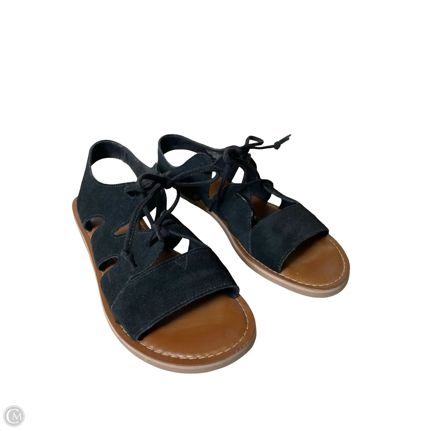 Sandals Flats By Toms In Black, Size: 8