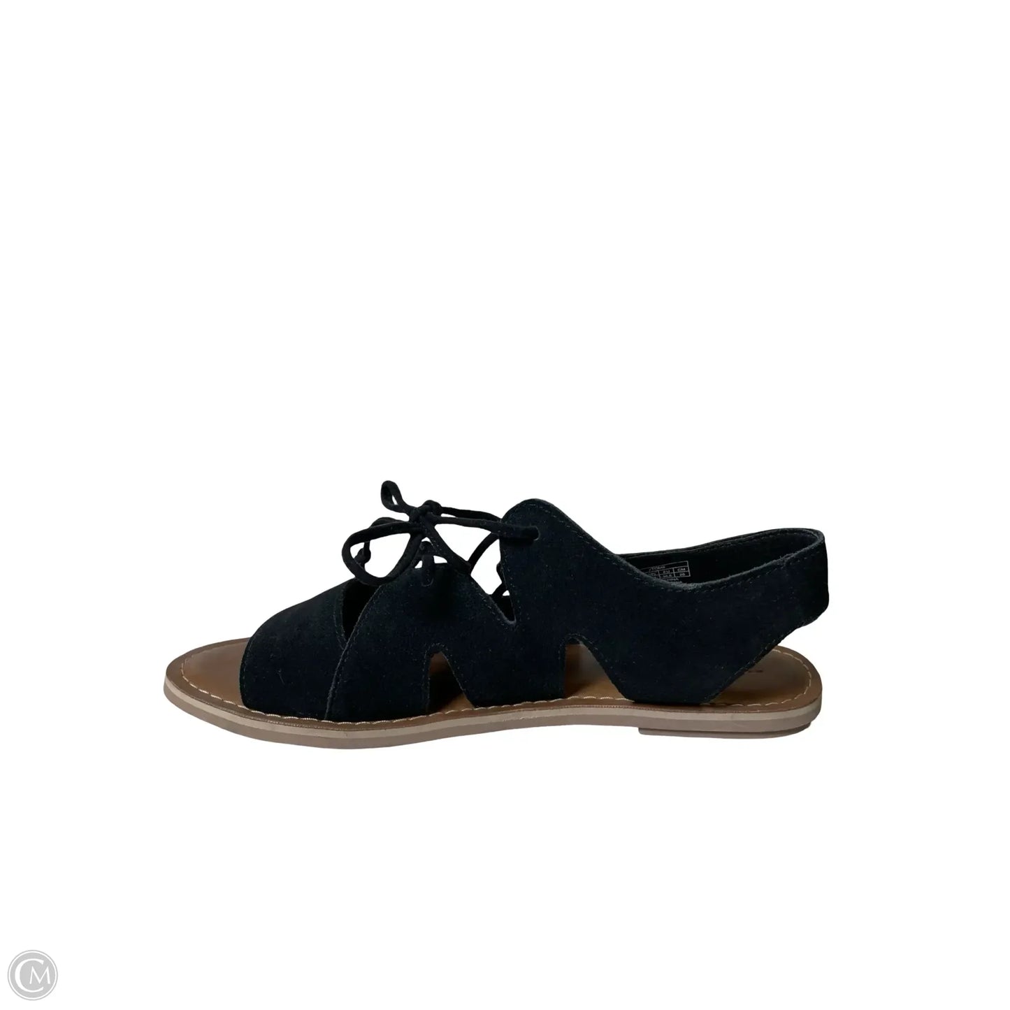 Sandals Flats By Toms In Black, Size: 8
