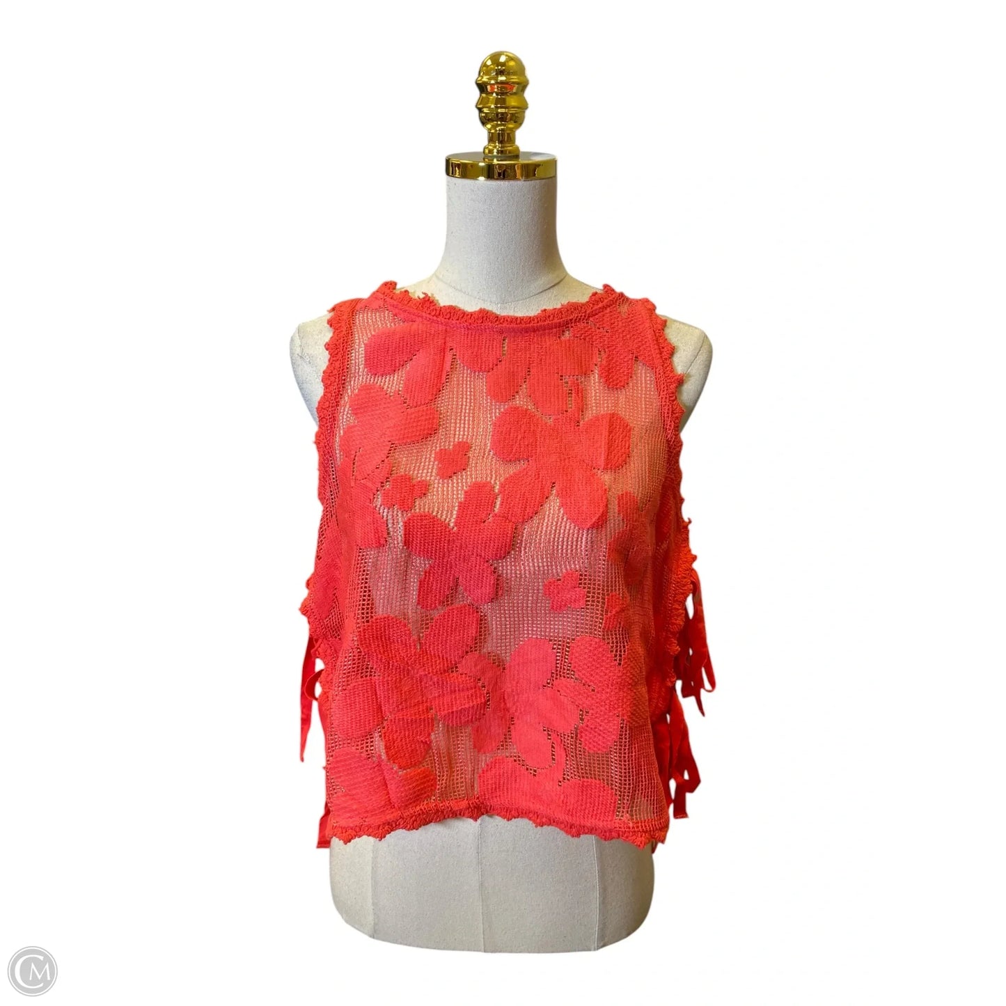 Top Sleeveless By &merci In Orange, Size: S