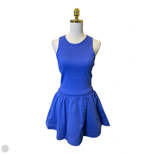 Top 2pc Sleeveless By Double Zero In Blue, Size: M