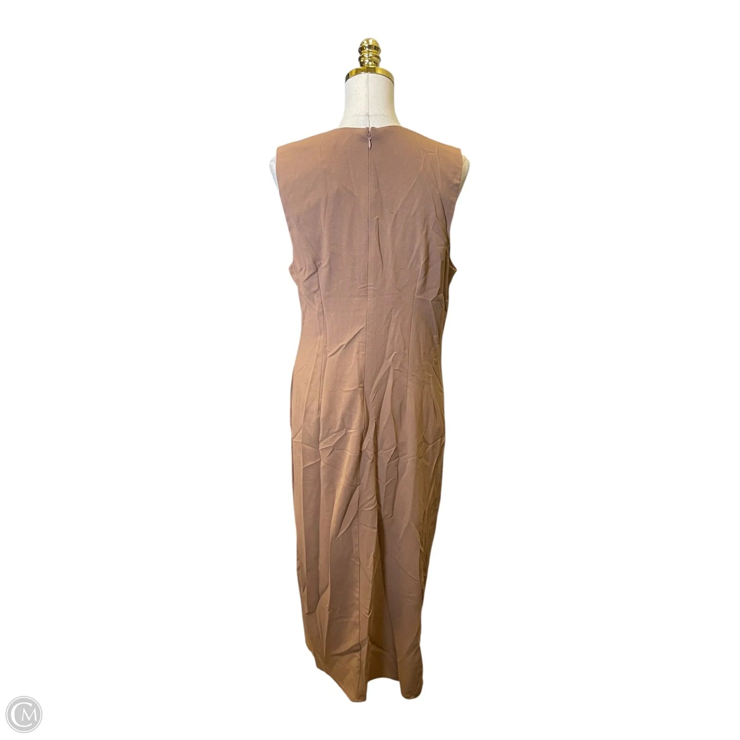Dress Casual Midi By Entro In Brown, Size: L