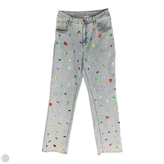 Jeans Straight By Blue B In Blue Denim, Size: S
