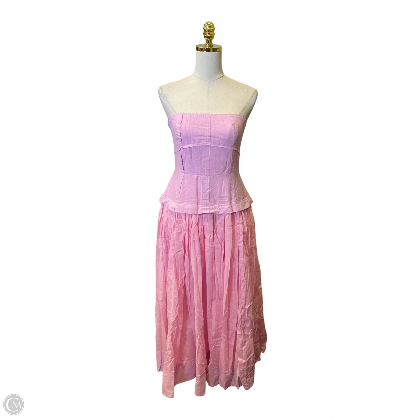 Dress Casual Midi By Hyfve In Pink, Size: L