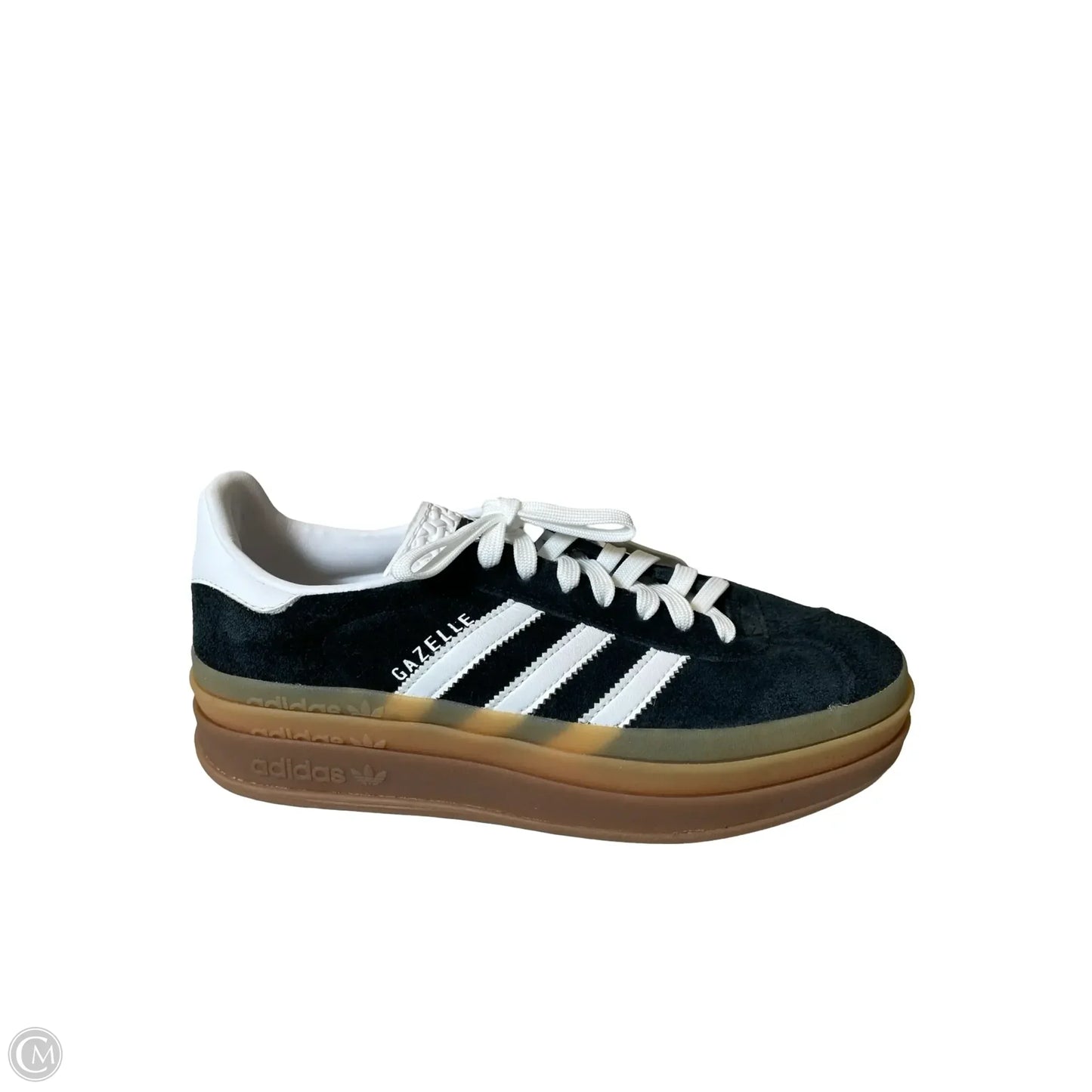 Shoes Heels Platform By Adidas In Black & White, Size: 7.5