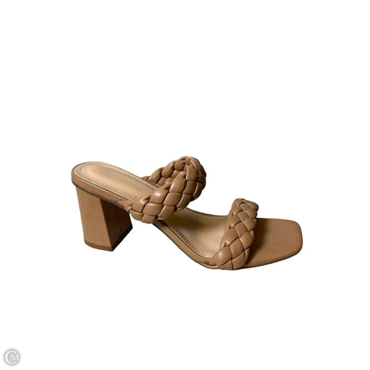 Shoes Heels Block By Sincerely Jules In Brown, Size: 6.5