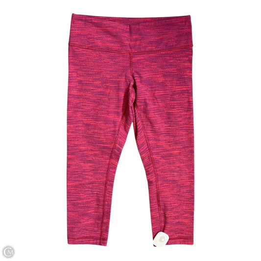 Athletic Capris By Lululemon In Multi-colored, Size: 4