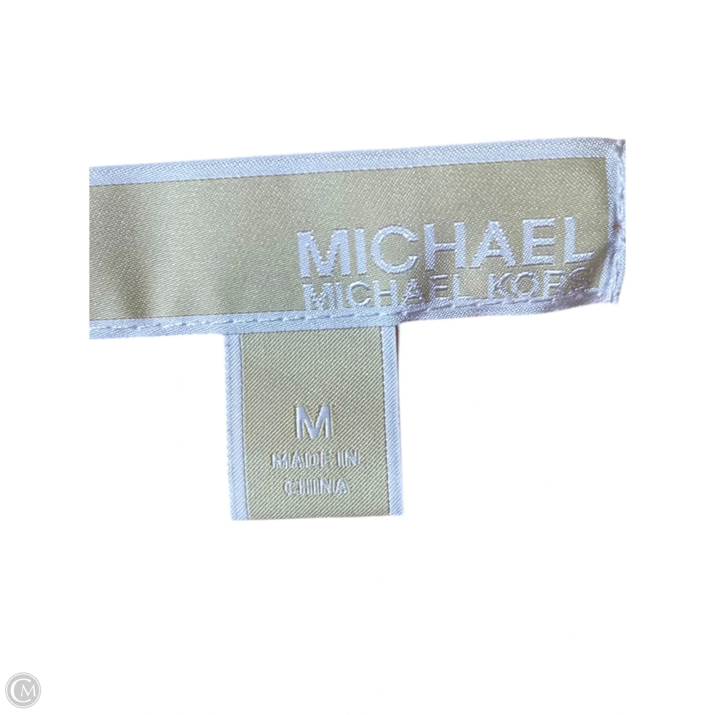 Dress Designer By Michael Kors In Peach, Size: M