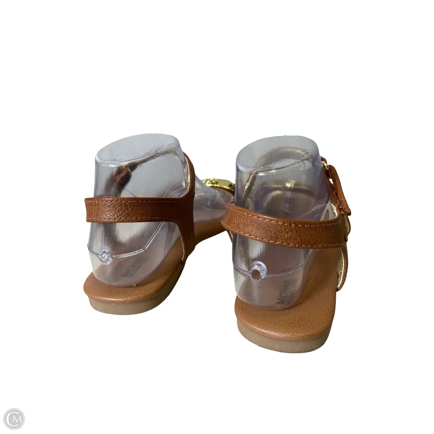 Sandals Flats By Michael By Michael Kors In Brown, Size: 5