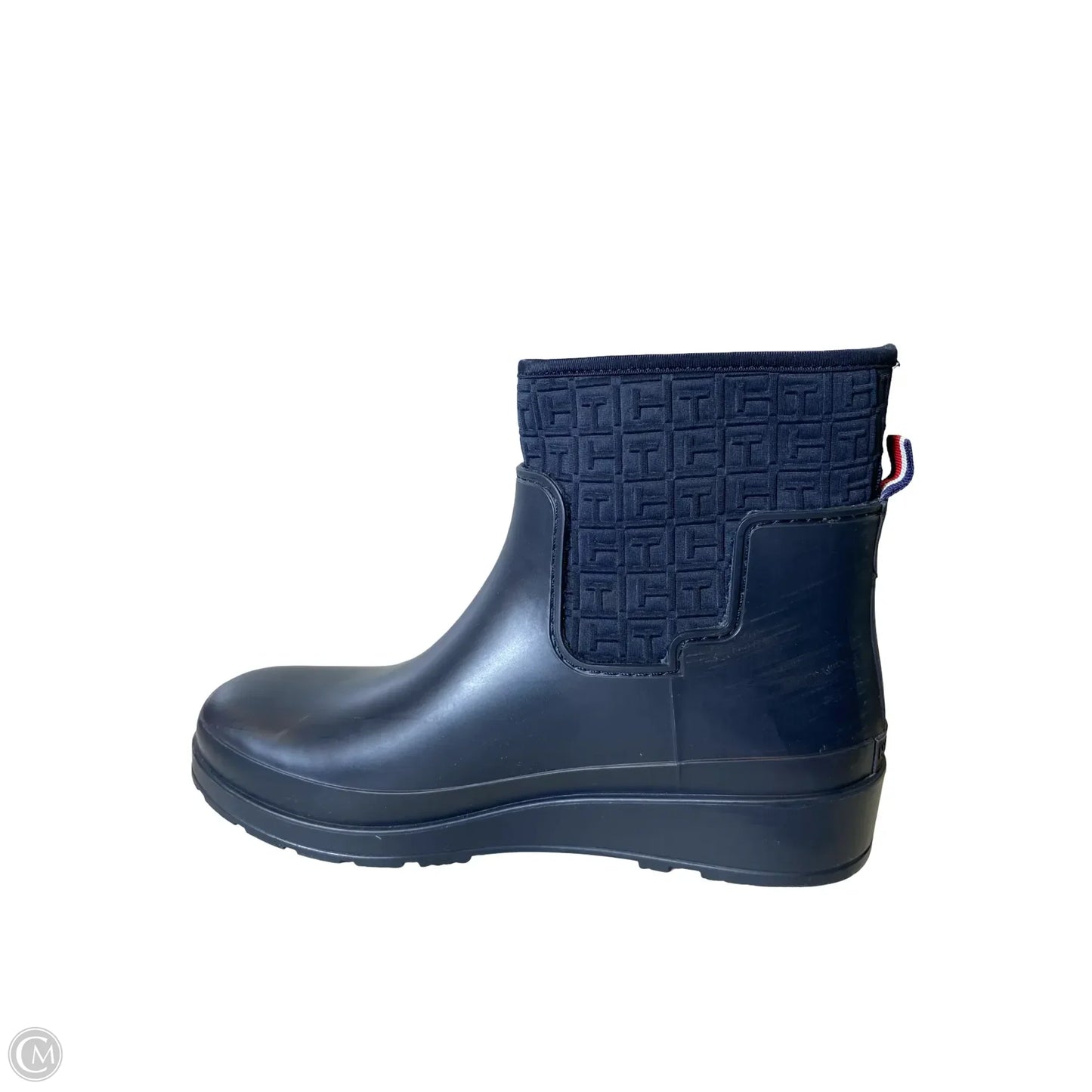 Boots Rain By Tommy Hilfiger In Navy, Size: 10