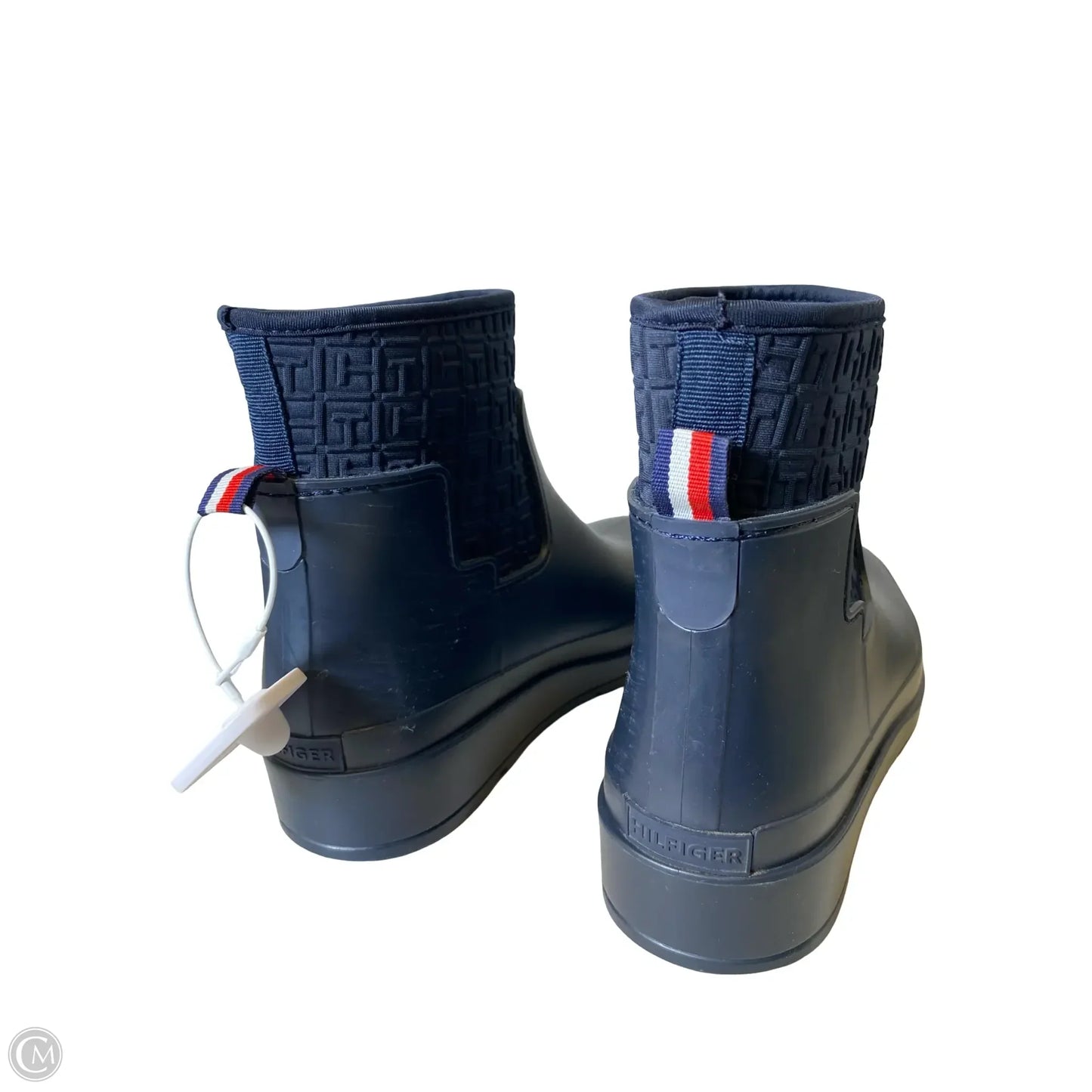 Boots Rain By Tommy Hilfiger In Navy, Size: 10
