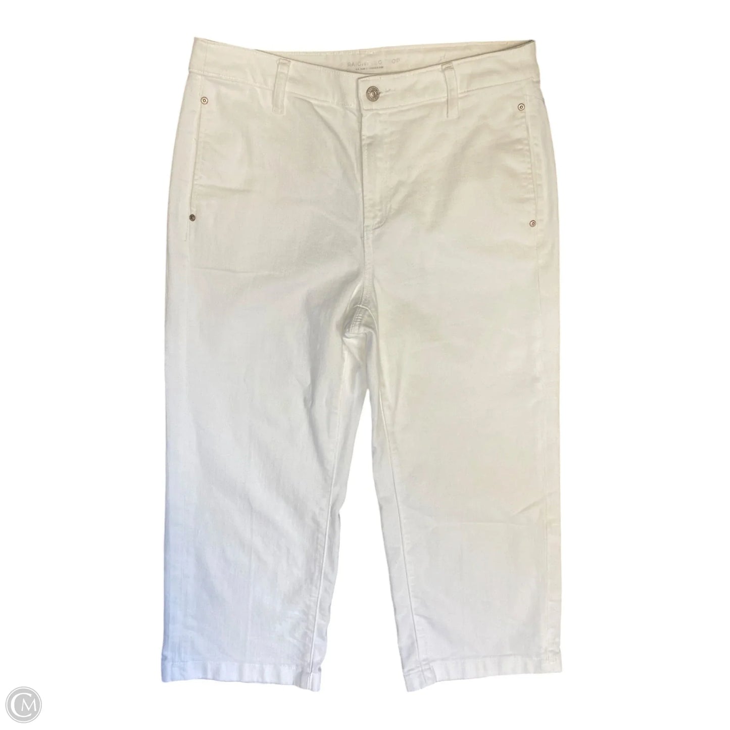 Jeans Cropped By Chicos In White, Size: 8