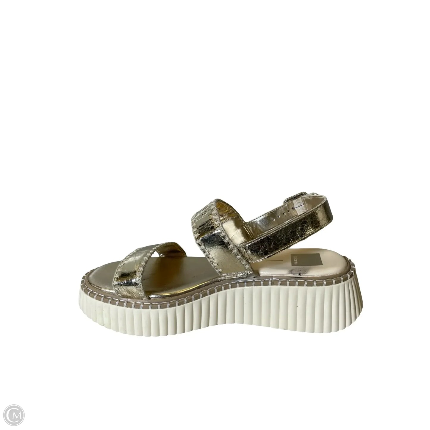 Sandals Heels Platform By Dolce Vita In Gold, Size: 10