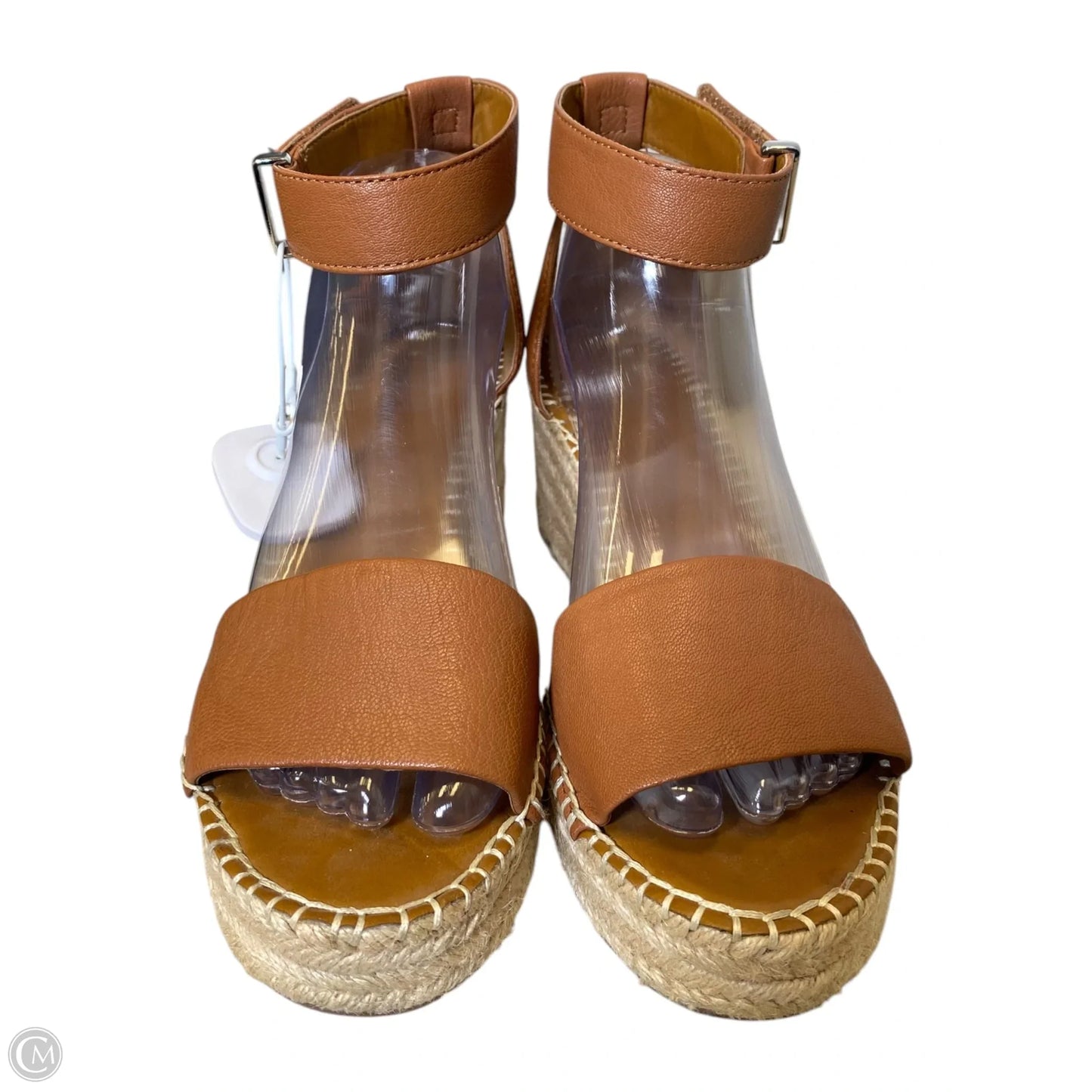 Shoes Heels Wedge By Franco Sarto In Brown, Size: 10