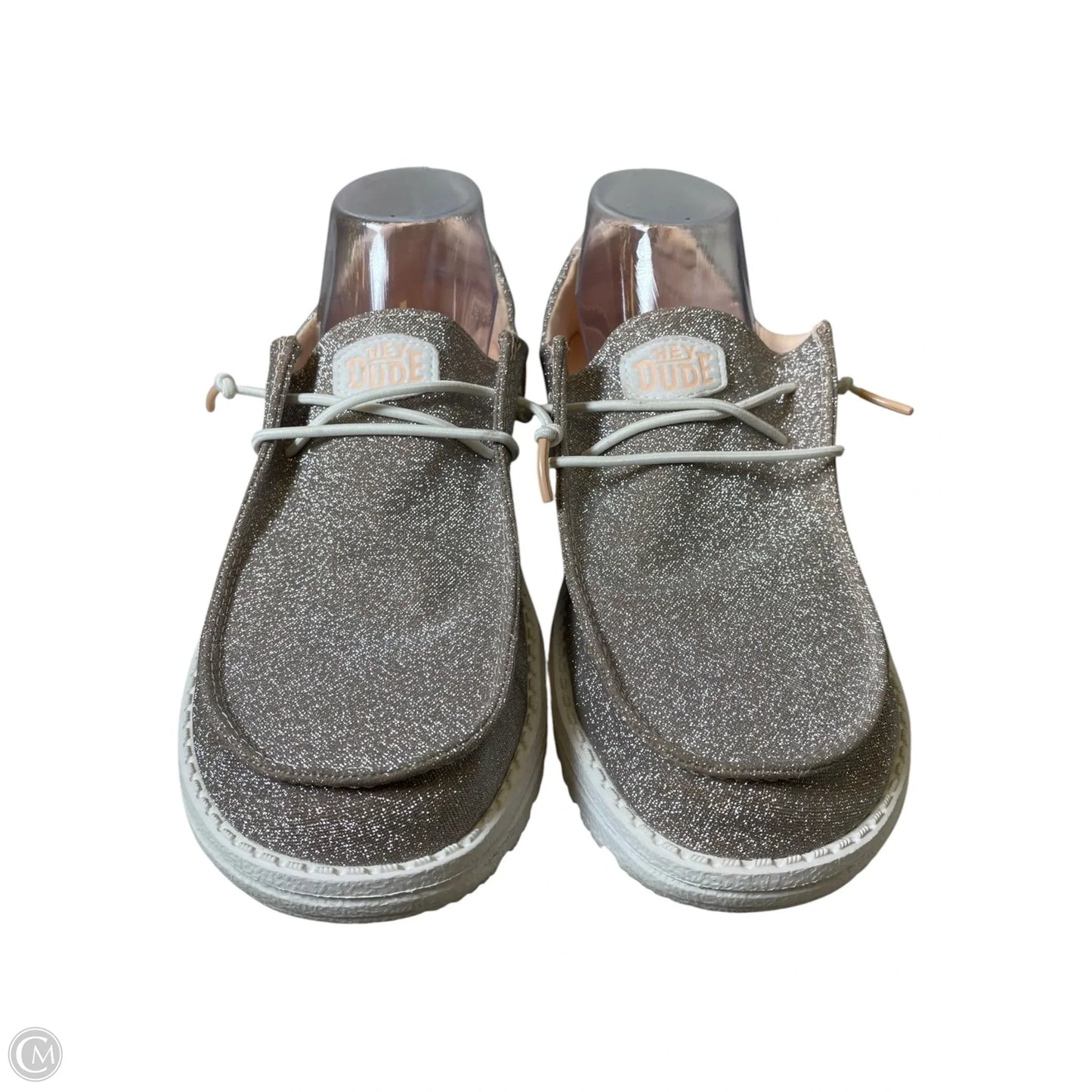 Shoes Flats By Hey Dude In Peach, Size: 8