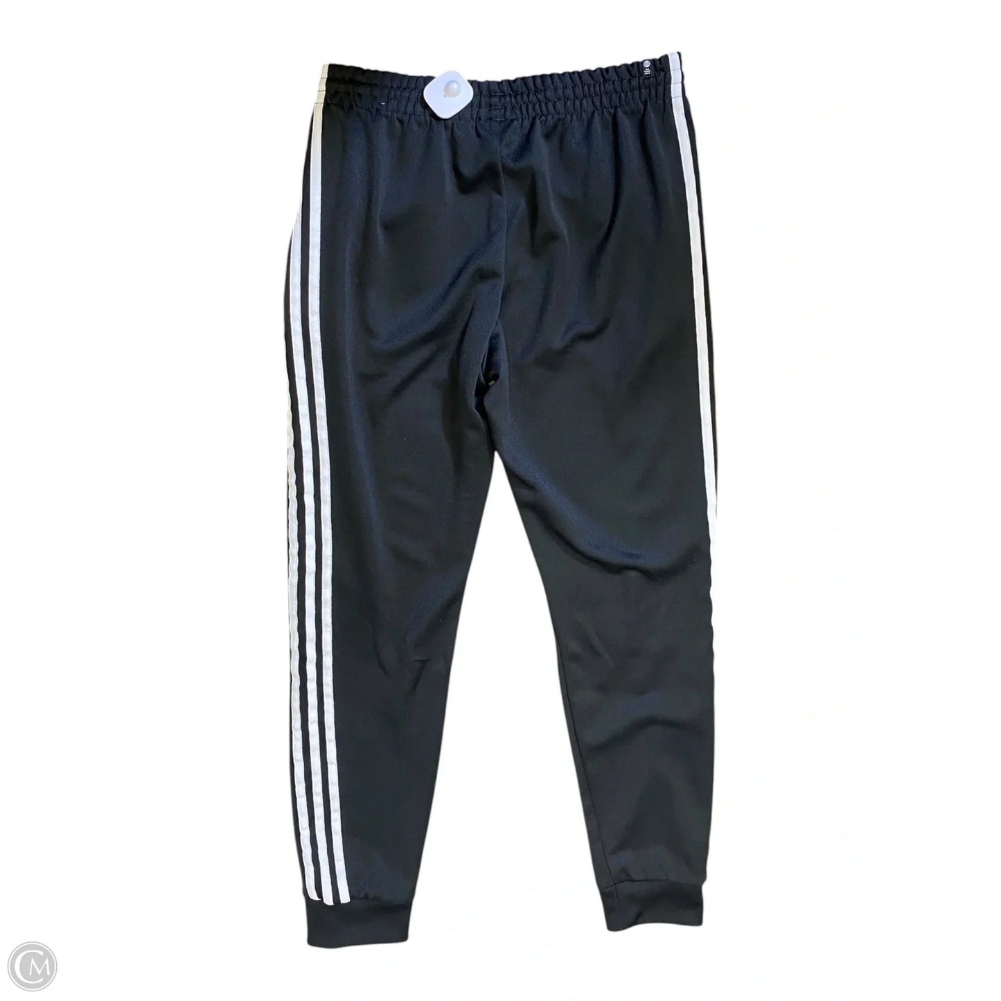 Athletic Pants By Adidas In Black & White, Size: M