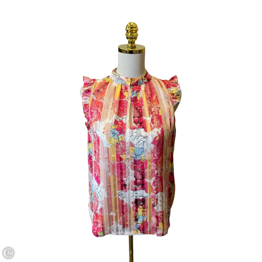 Top Sleeveless By White And Warren In Multi-colored, Size: Xs