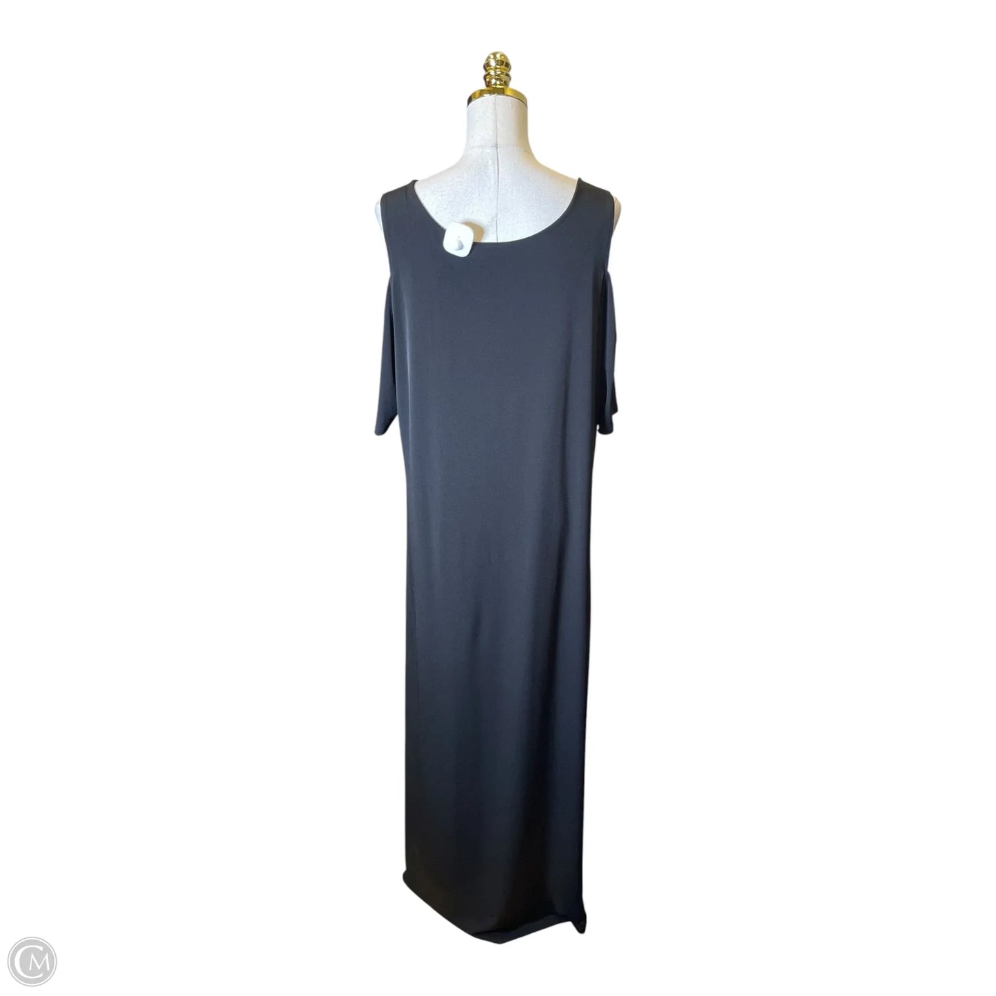 Dress Casual Maxi By Chicos In Black, Size: Xl