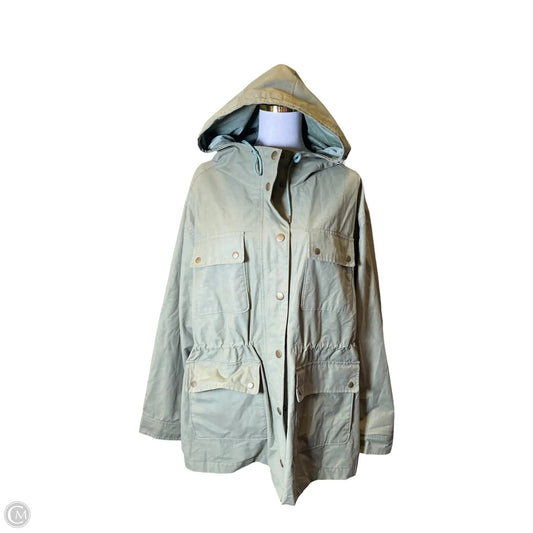 Jacket Windbreaker By Old Navy In Green, Size: Xxl