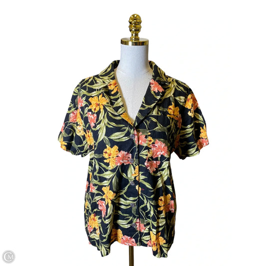 Top Short Sleeve By Kensie In Multi-colored, Size: L