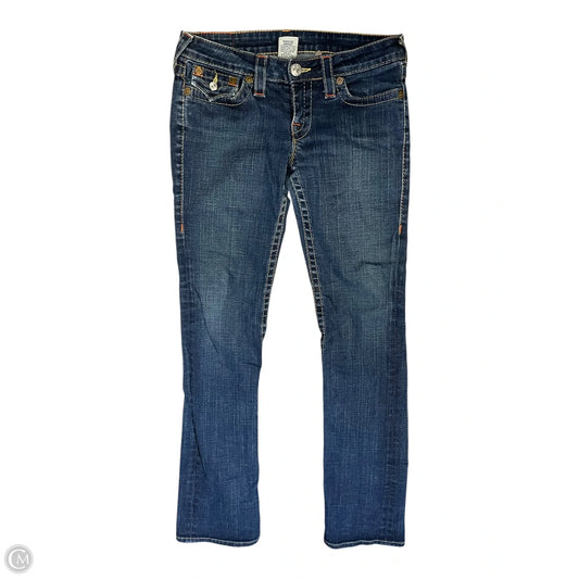 Jeans Straight By True Religion In Blue Denim, Size: 4