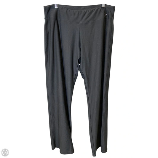 Athletic Leggings By Nike In Black, Size: Xl
