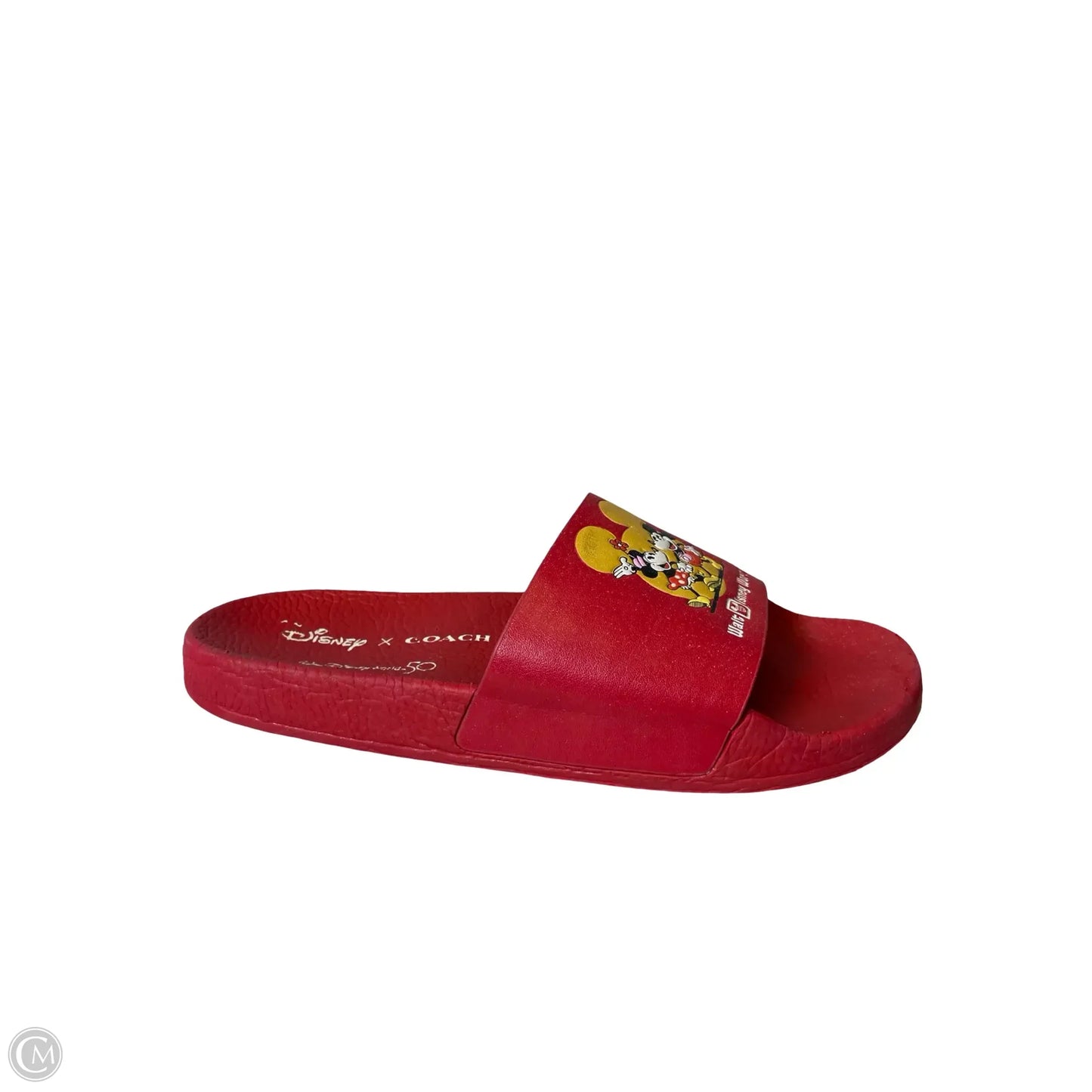 Sandals Designer By Coach In Red, Size: 7