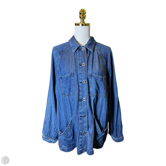 Jacket Denim By Torrid In Blue Denim, Size: 2x