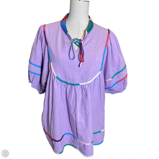 Top Short Sleeve By Clothes Mentor In Multi-colored, Size: Xxl