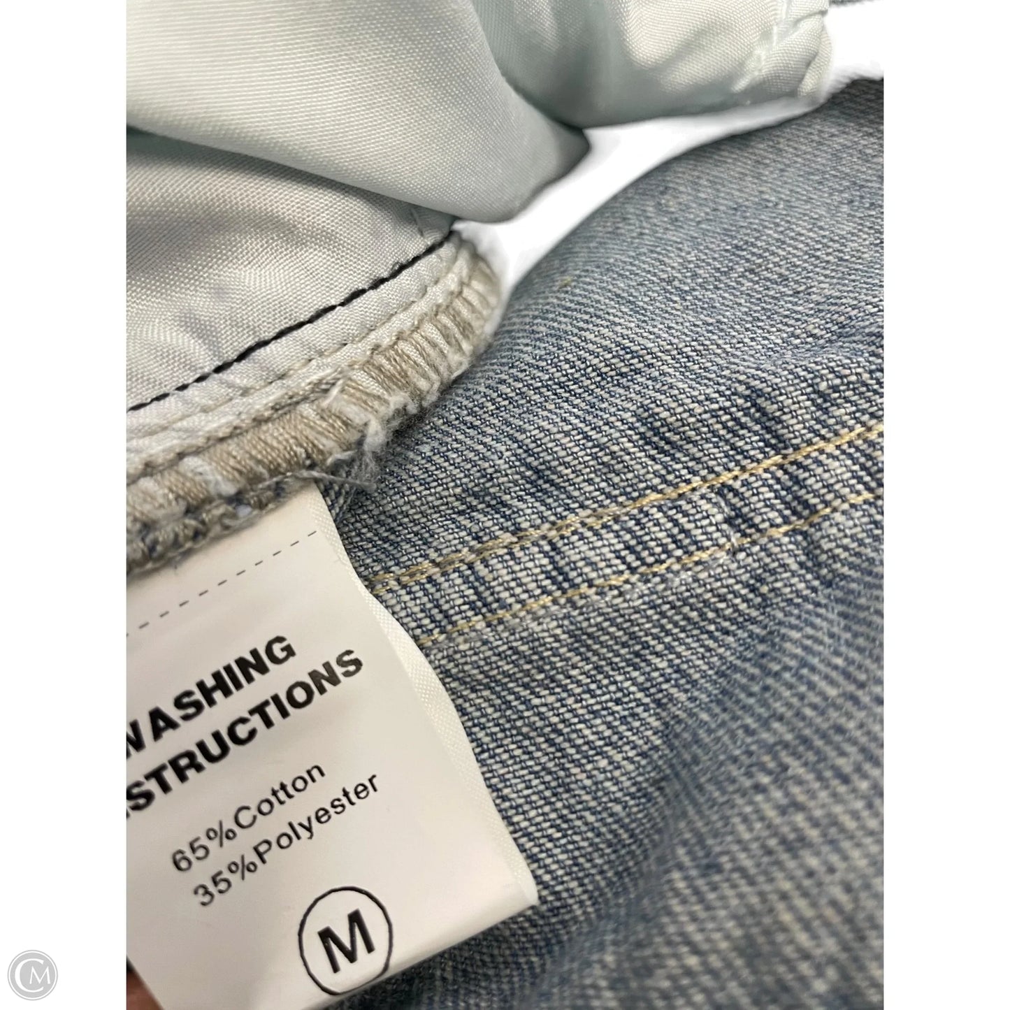 Jeans Wide Leg By Clothes Mentor In Blue Denim, Size: M