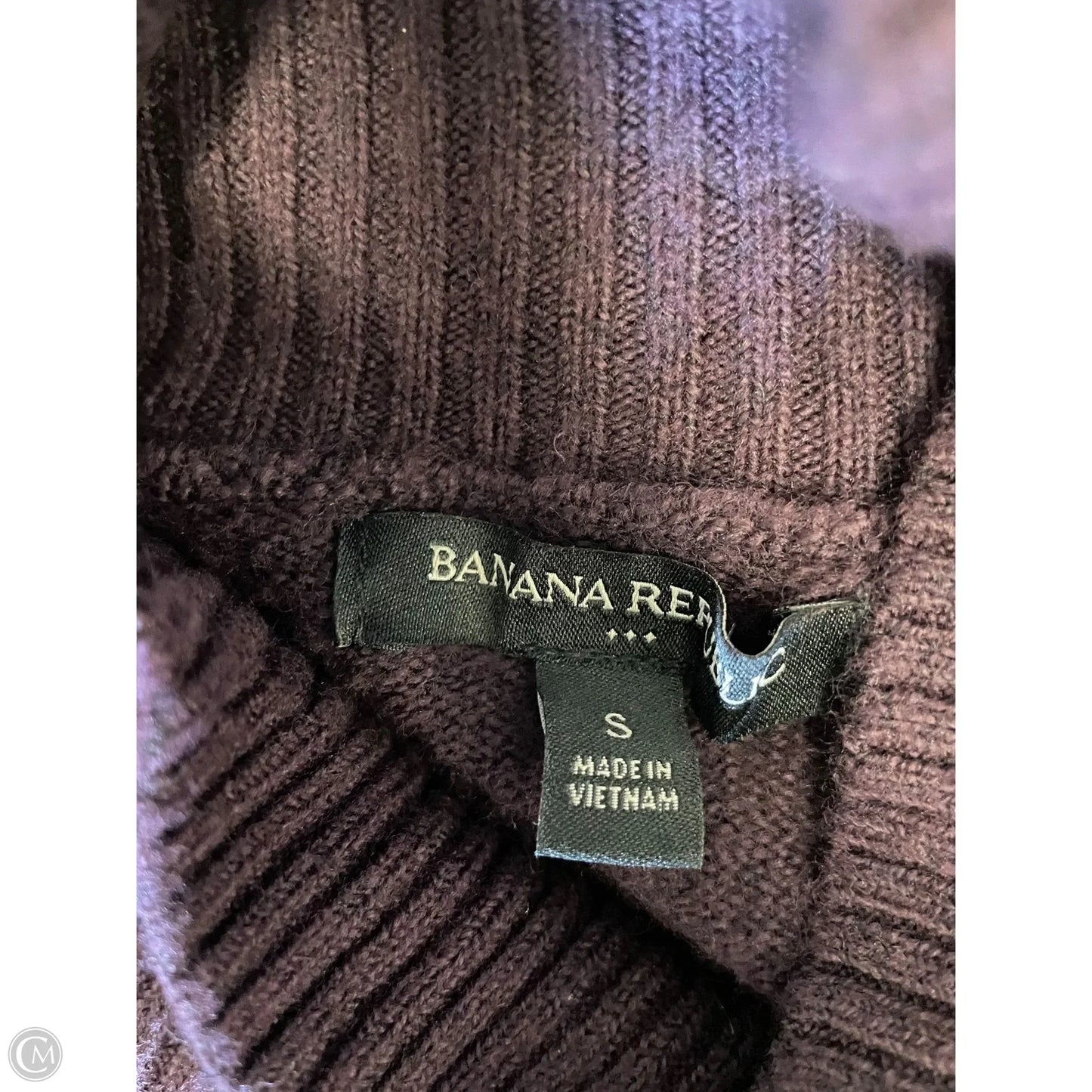 Sweater By Banana Republic In Maroon, Size: S