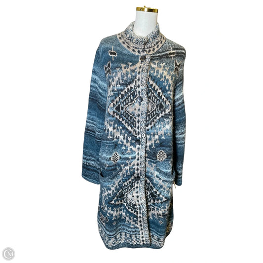 Sweater Cardigan By J. Jill In Multi-colored, Size: L