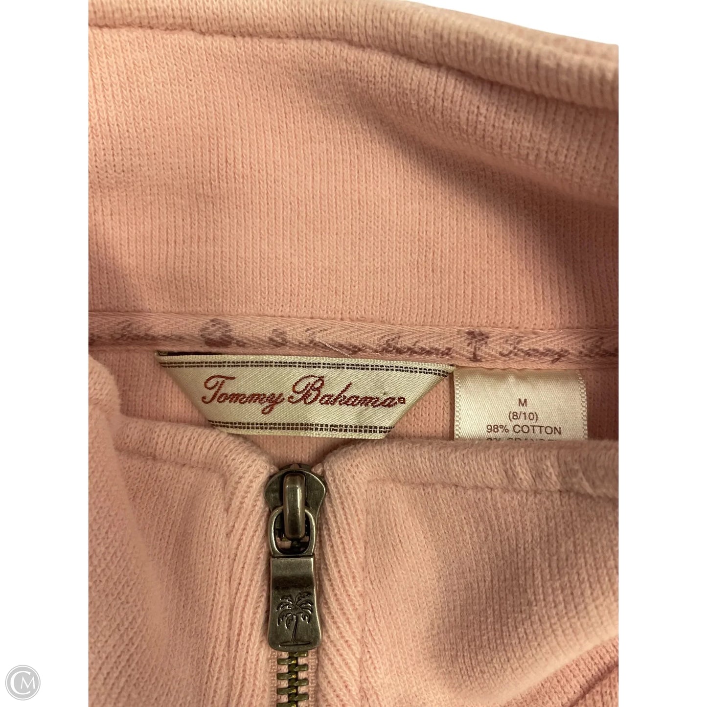 Sweatshirt Collar By Tommy Bahama In Pink, Size: M
