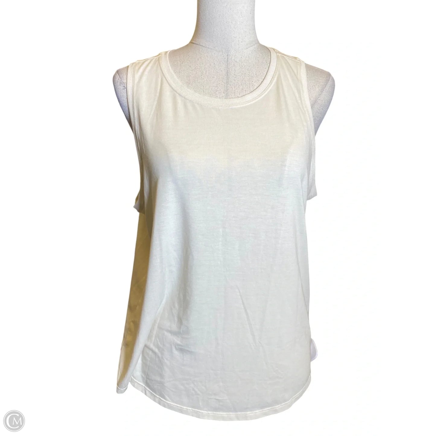 Athletic Tank Top By Athleta In Cream, Size: L