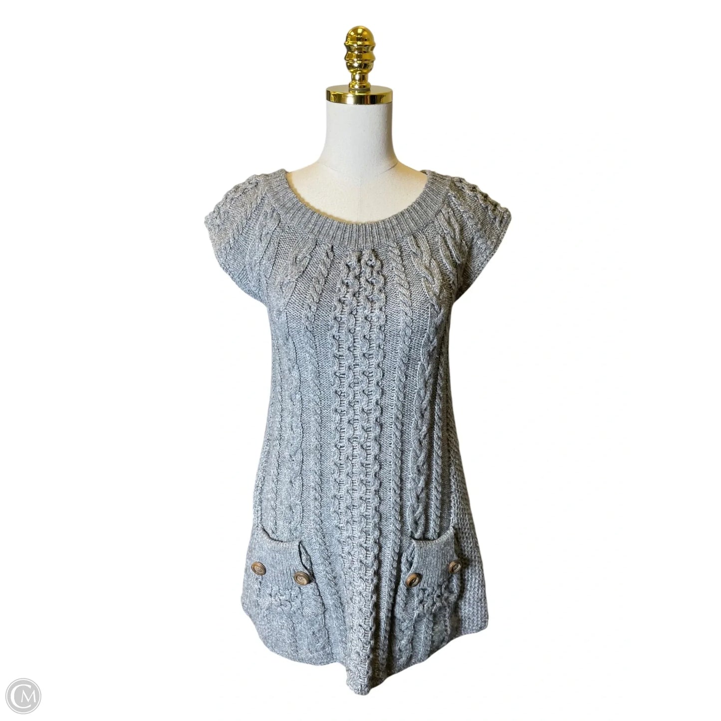 Dress Sweater By Free People In Grey, Size: S