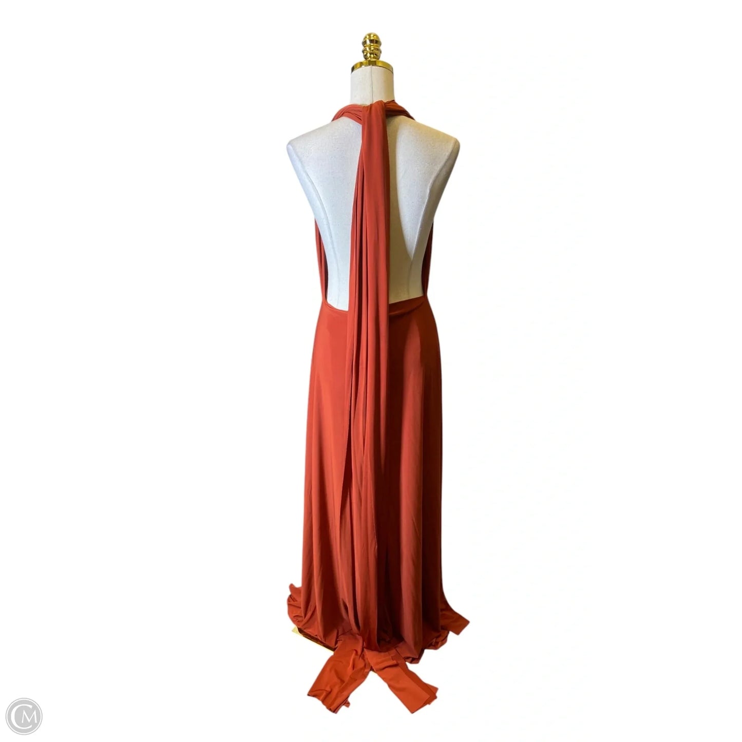 Dress Casual Maxi By Clothes Mentor In Orange, Size: Osfm