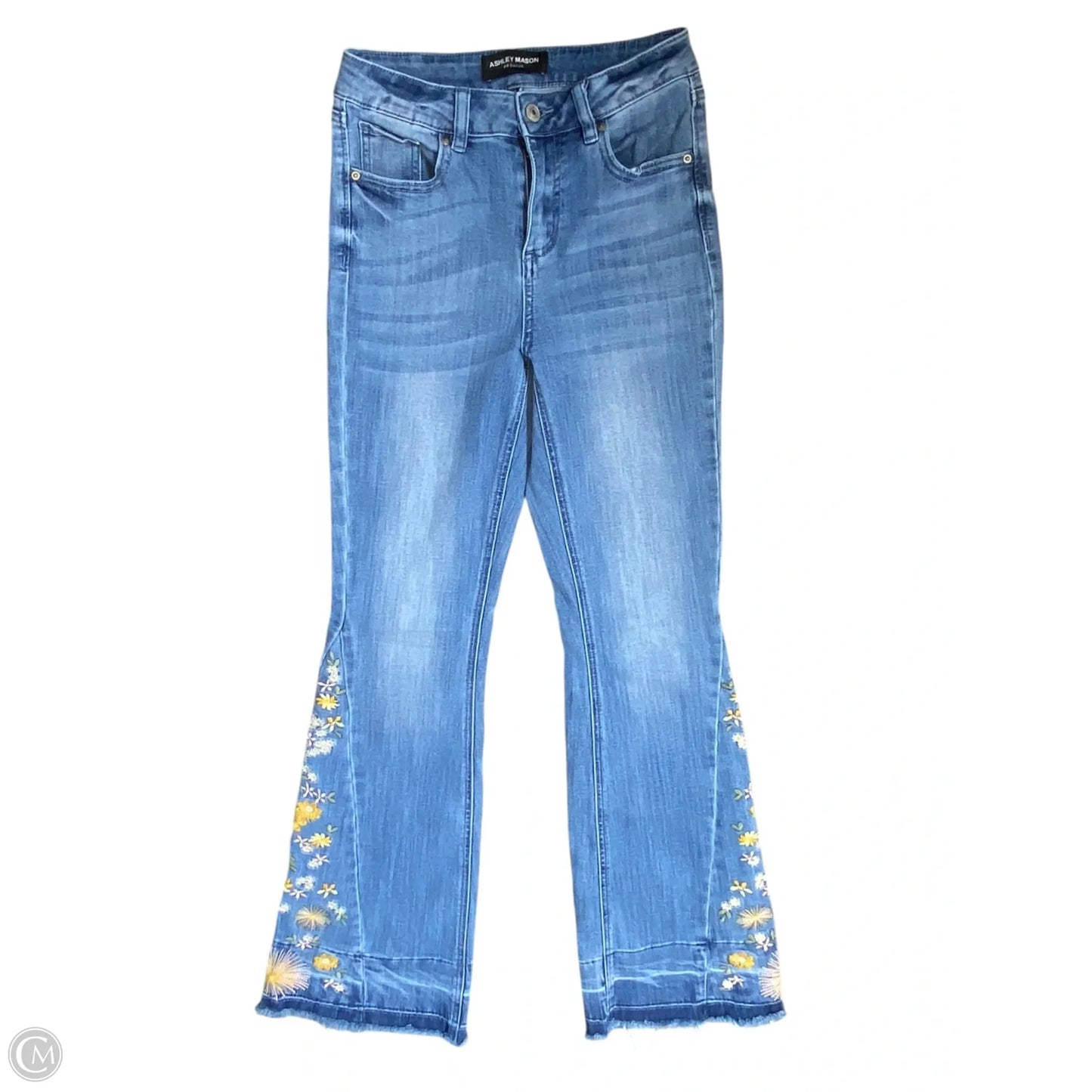 Jeans Flared By Clothes Mentor In Blue Denim, Size: 2