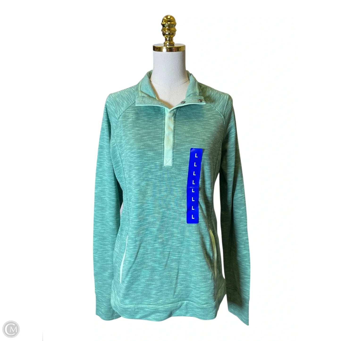 Sweatshirt Collar By Avalanche In Green, Size: L