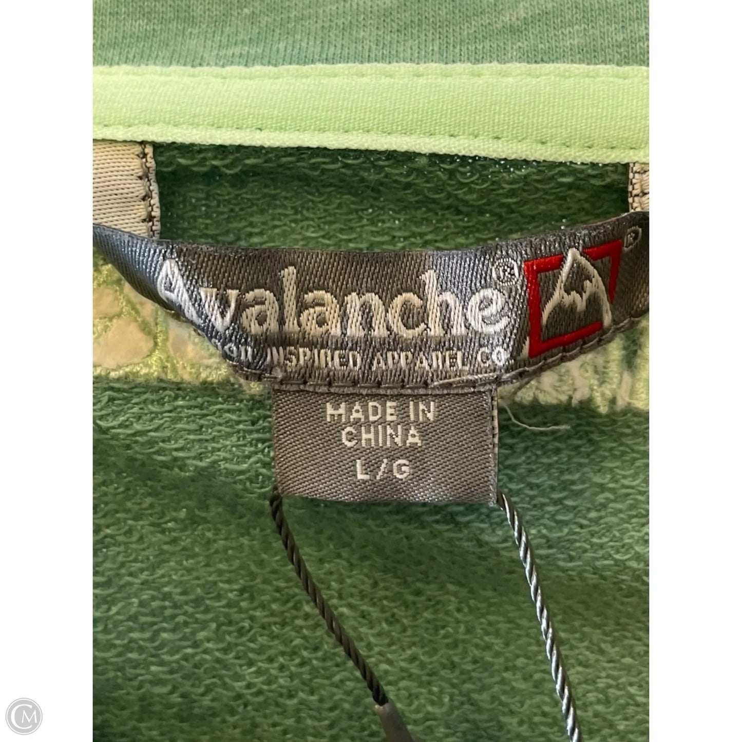 Sweatshirt Collar By Avalanche In Green, Size: L