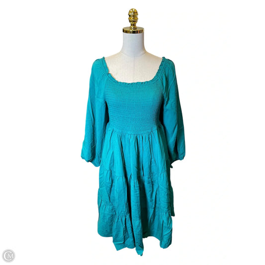 Dress Casual Midi By Torrid In Aqua, Size: M