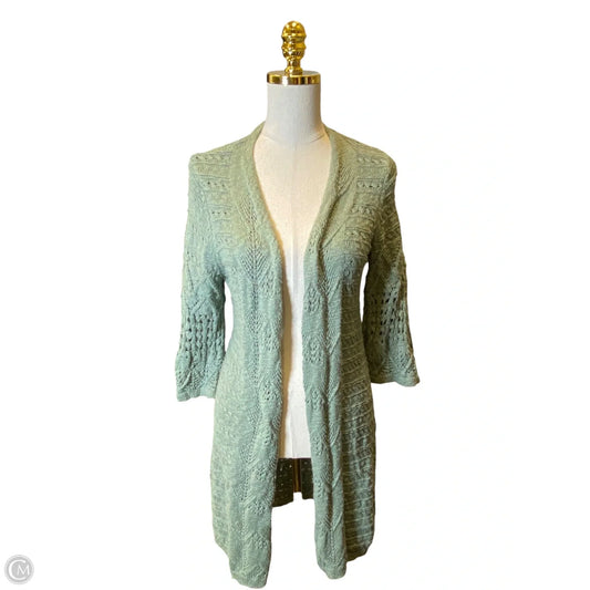 Sweater Cardigan By Soft Surroundings In Green, Size: S