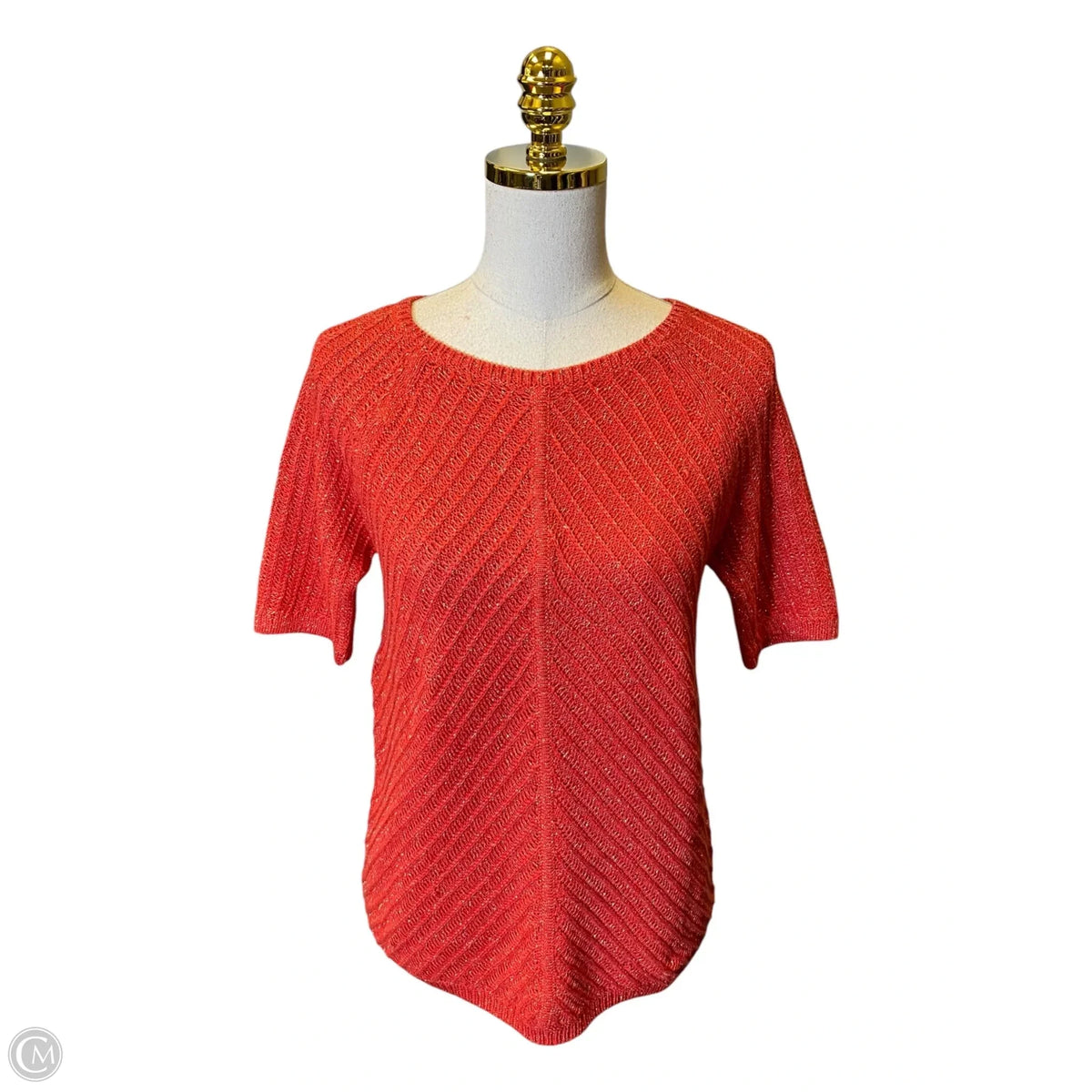 Sweater By Talbots In Red, Size: S