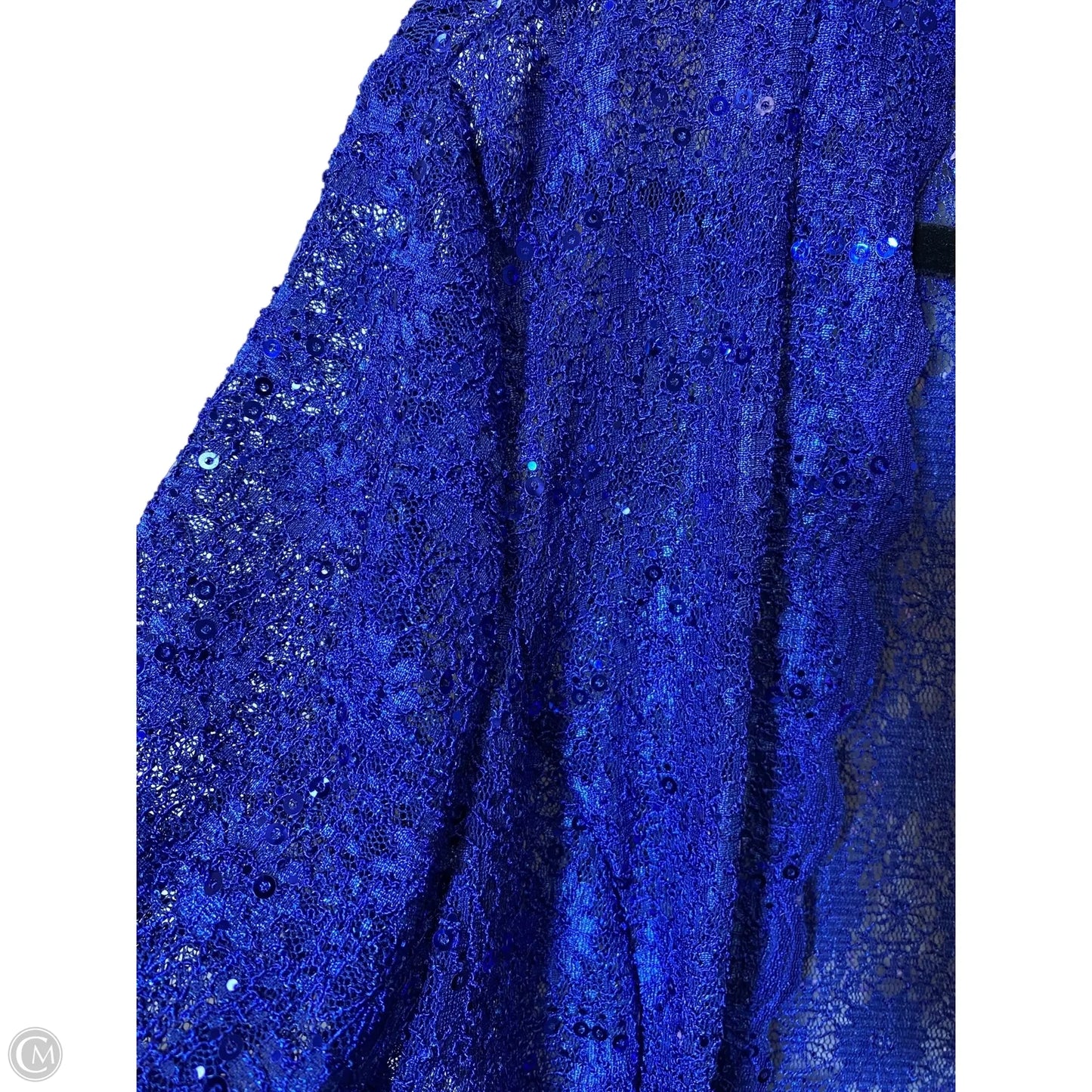 Cardigan By Alex Evenings In Blue, Size: L