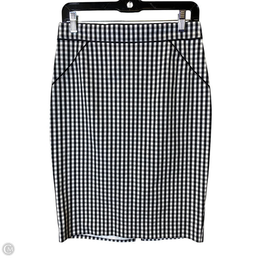 Skirt Midi By White House Black Market In Striped Pattern, Size: S