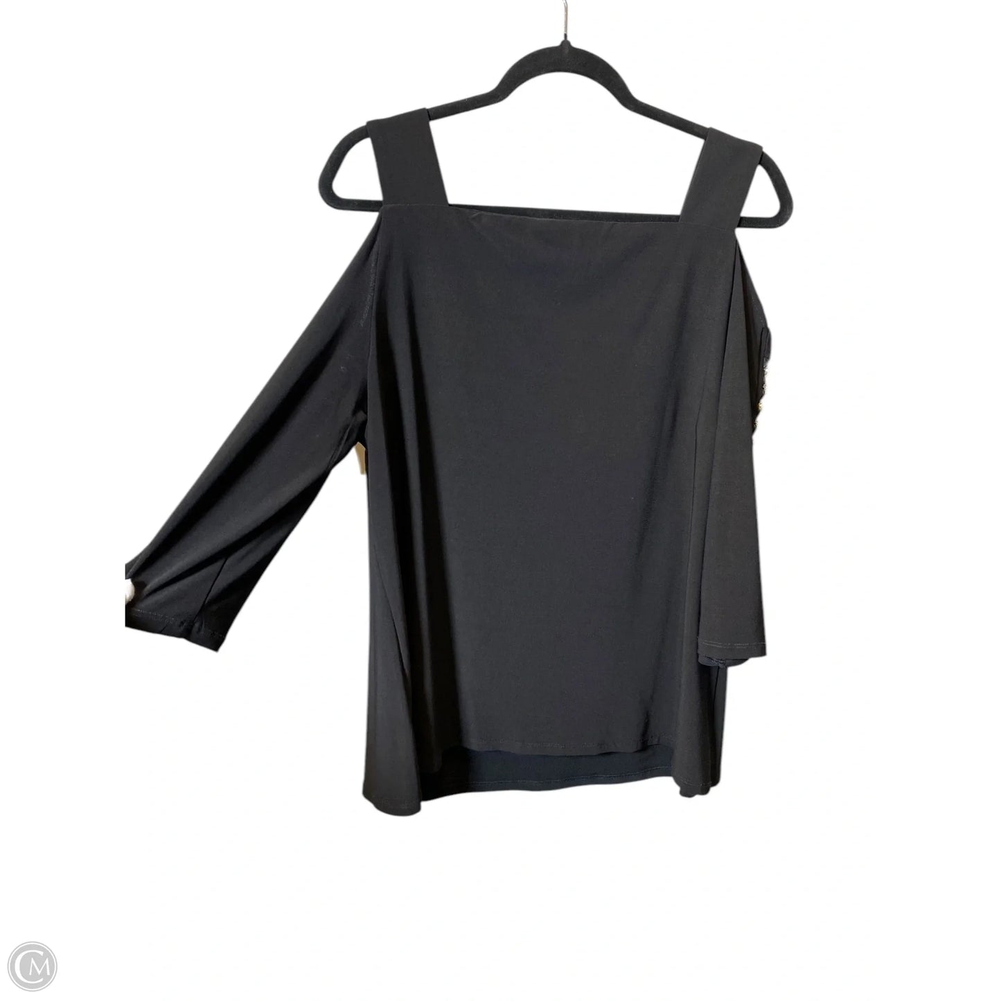Top Long Sleeve By Clothes Mentor In Black, Size: 2x