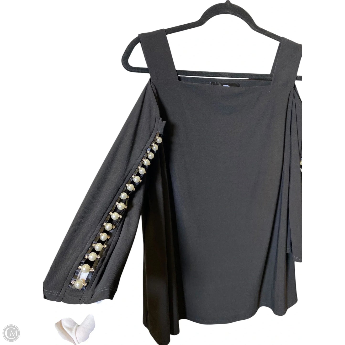 Top Long Sleeve By Clothes Mentor In Black, Size: 2x