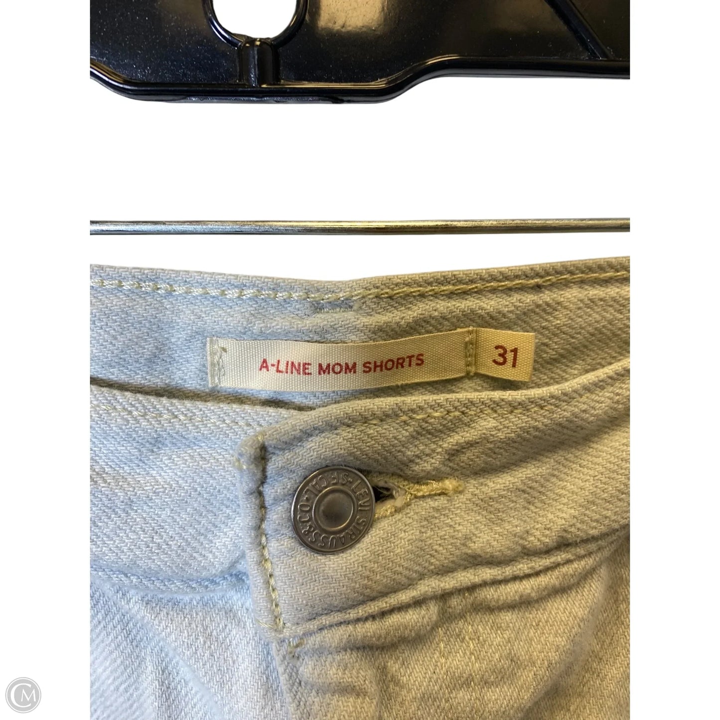 Shorts By Levis In Blue Denim, Size: 12